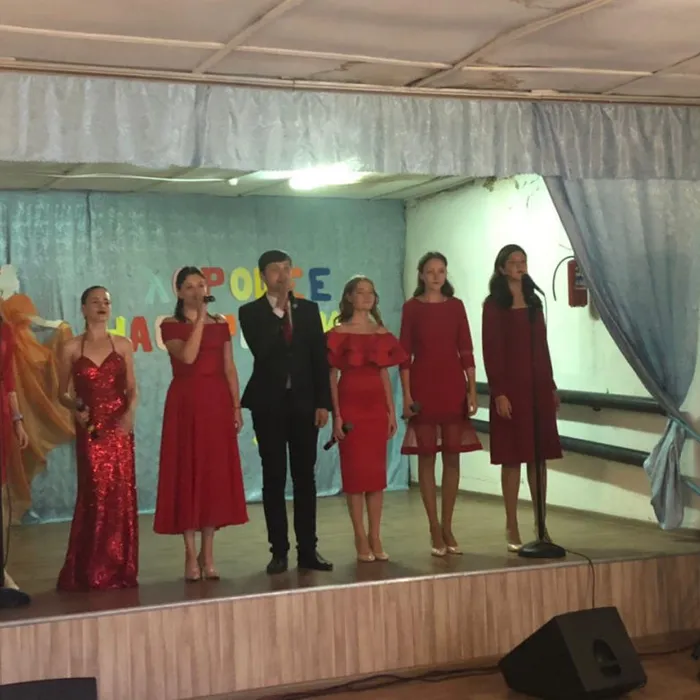 Выездной концерт в село Большечёрное.