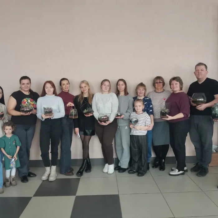 Мастер-класс по изготовлению флорариума.