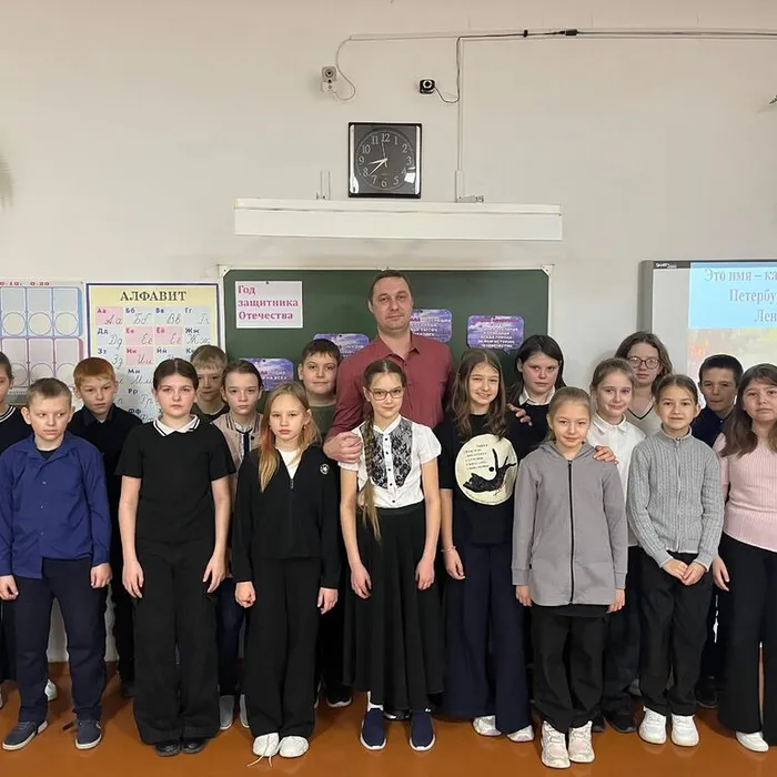 Урок мужества для юных болотнинцев