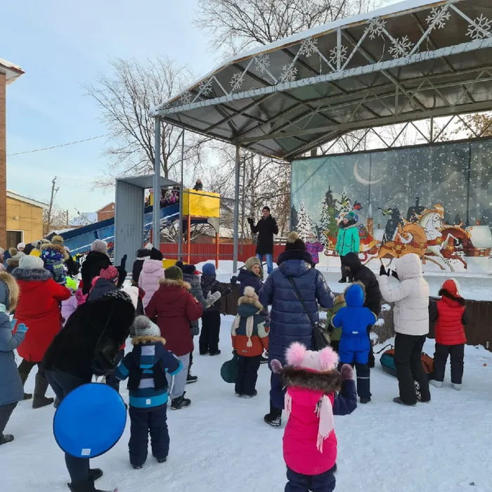 Новогодние каникулы на свежем воздухе.